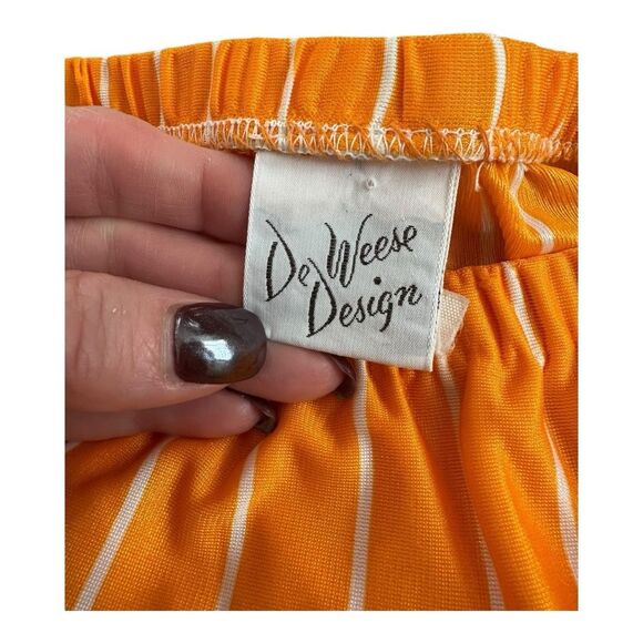 Vintage Floral Fiesta Wrap Skirt Sateen Sz M - Picture 7 of 11